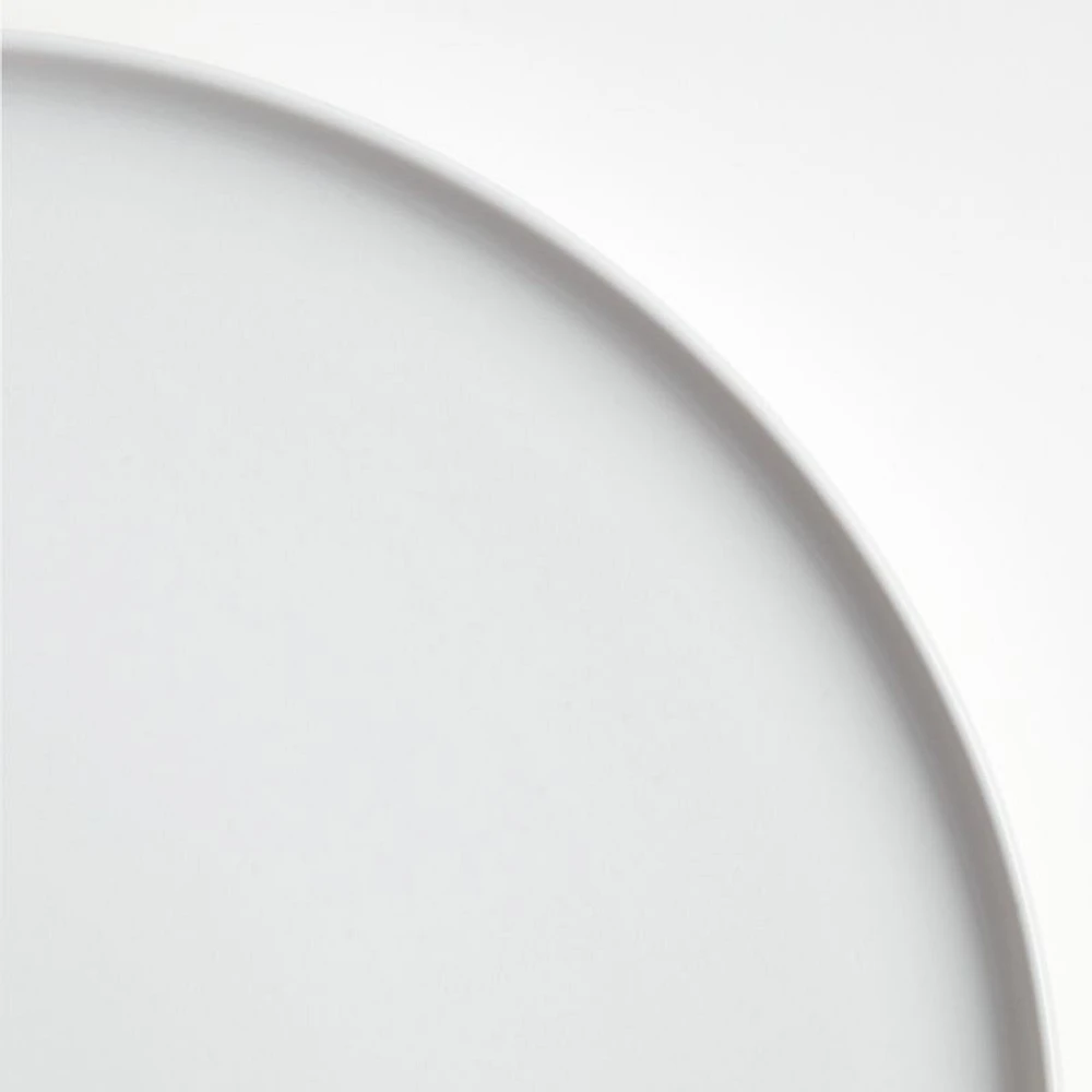 Wren Matte White Dinner Plate