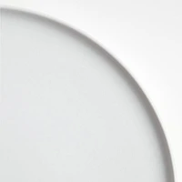 Wren Matte White Dinner Plate