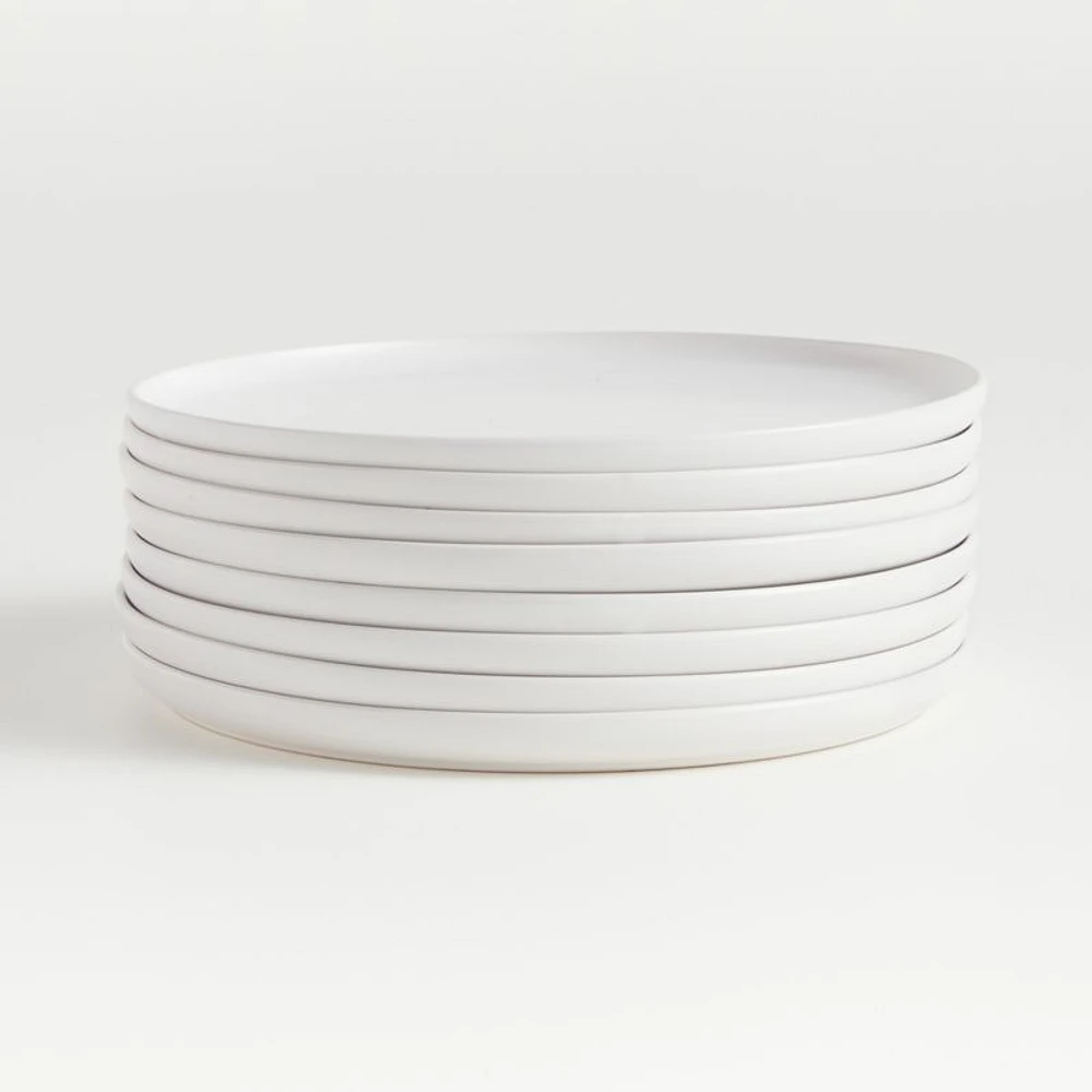 Wren Matte White Dinner Plate