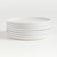 Wren Matte White Dinner Plate