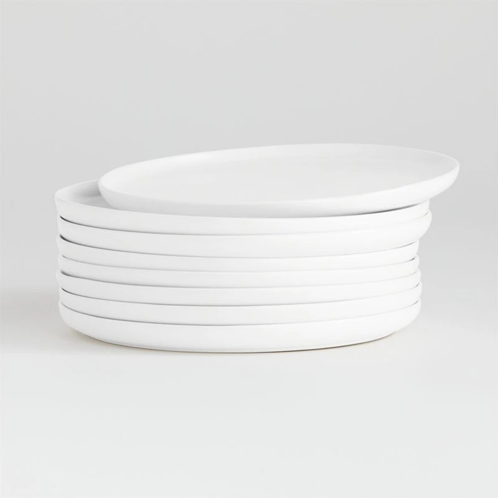 Wren Matte White Salad Plate