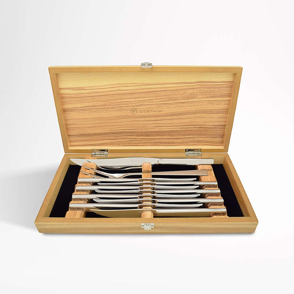 Wusthof Classic 10-Piece Acacia Knife Block Set