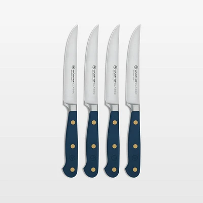 Wusthof ® Classic Color Wild Blueberry 4.5'' Steak Knives, Set of 4