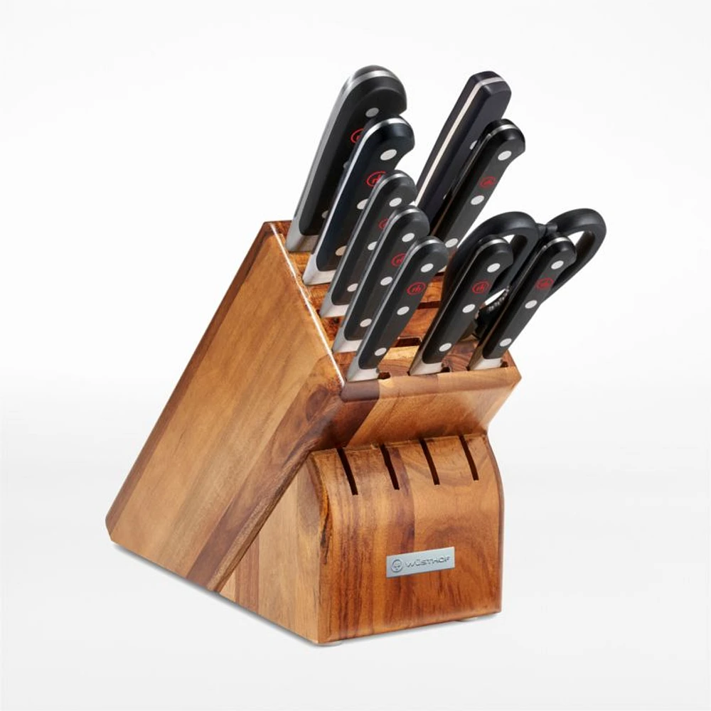 Wusthof ® Classic 11-Piece Acacia Knife Block Set