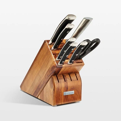 Wusthof ® Classic Ikon -Piece Acacia Knife Block Set