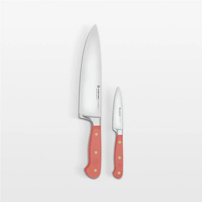 Wusthof Classic Color Coral Peach 2-Piece Knife Set