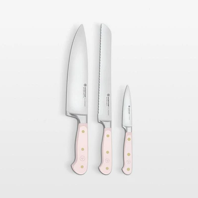 Wusthof Classic Color Himalayan Salt Pink 3-Piece Knife Set