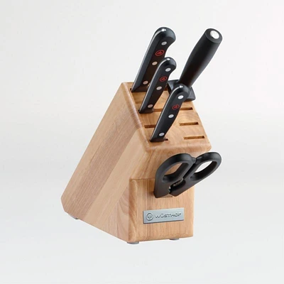 Wusthof ® Gourmet 6-Piece Natural Knife Block Set