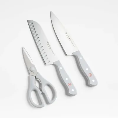 Wüsthof ® Gourmet Grey 3-Piece Basic Knife Set