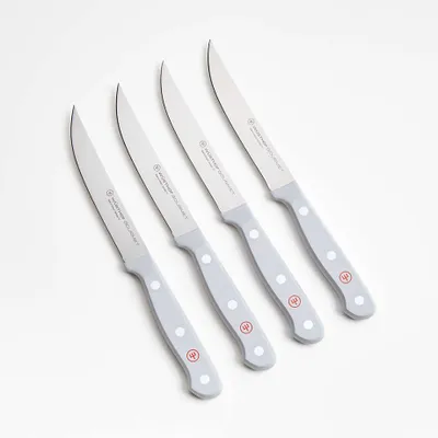 Wüsthof ® Gourmet Grey Steak Knives, Set of 4