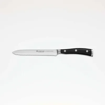 Wüsthof ® Classic Ikon 5" Serrated Utility Knife