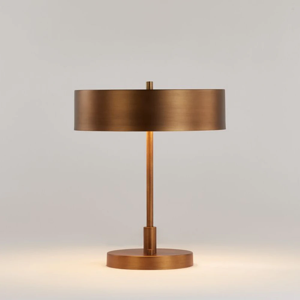 Zain Brass Table Lamps with USB Ports, Set of 2