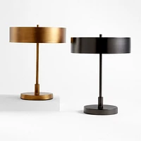 Zain Brass Table Lamps with USB Ports, Set of 2