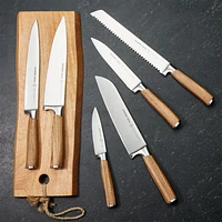 Schmidt Brothers ® 7-Piece Zebra Wood Knife Block Set