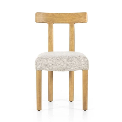 Ziady Brunswick Pebble Upholstered Wood Dining Chair