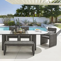 Zuma Upholstered Outdoor Dining Chair