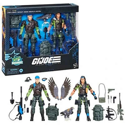 G.I. Joe Classified Series #128, Mad Marauders Low-Light, Spirit Iron-Knife & Niyol Action Figures