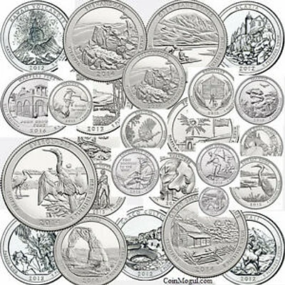 State/National Parks Quarter - Pesetas de Estados/Parques Nacionales