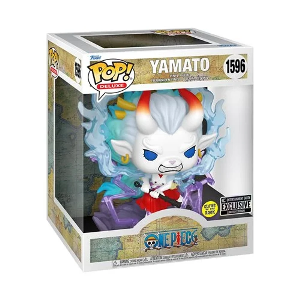 One Piece Yamato Glow-in-the-Dark Deluxe Funko Pop! Vinyl Figure #1596 - Entertainment Earth Exclusive