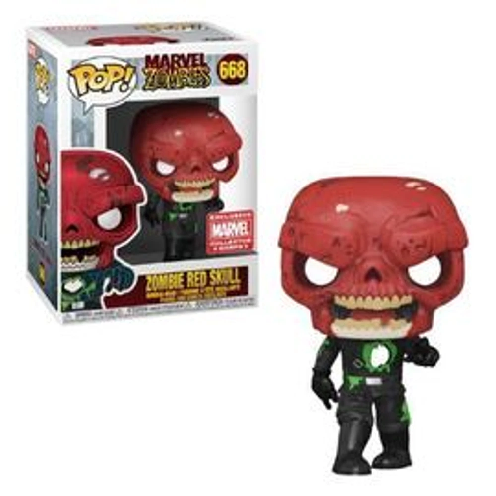 Zombie Red Skull