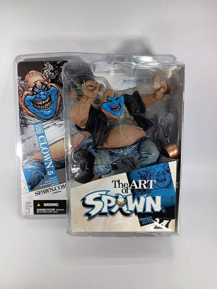 2005 McFarlane Toys Series 27 Art of Spawn Clown 5 New Art Action Figure Sealed