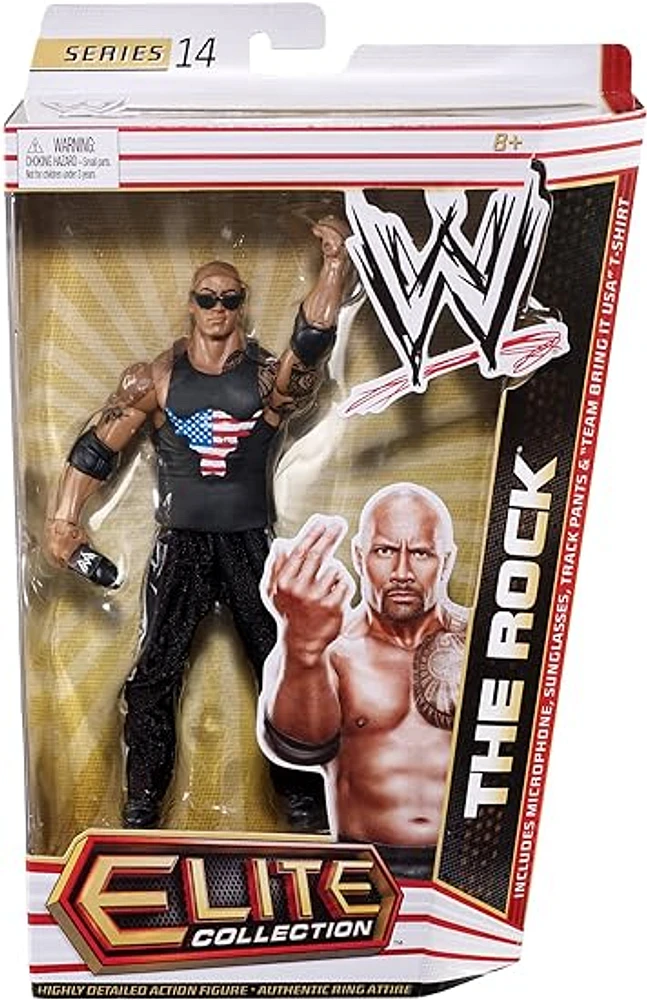 WWE Elite Collectors The Rock Figure Series 14