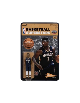 NBA Basketball Superstars ReAction Zion Williamson (New Orleans Pelicans) Figure