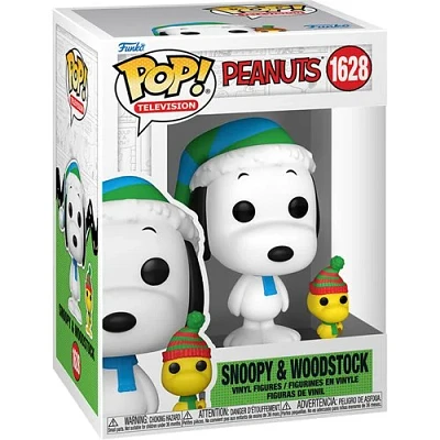 A Charlie Brown Christmas Snoopy Funko Pop! Vinyl Figure #1628 and Woodstock Buddy