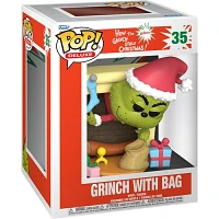 How the Grinch Stole Christmas Grinch with Bag Deluxe Funko Pop! Vinyl Figure #35