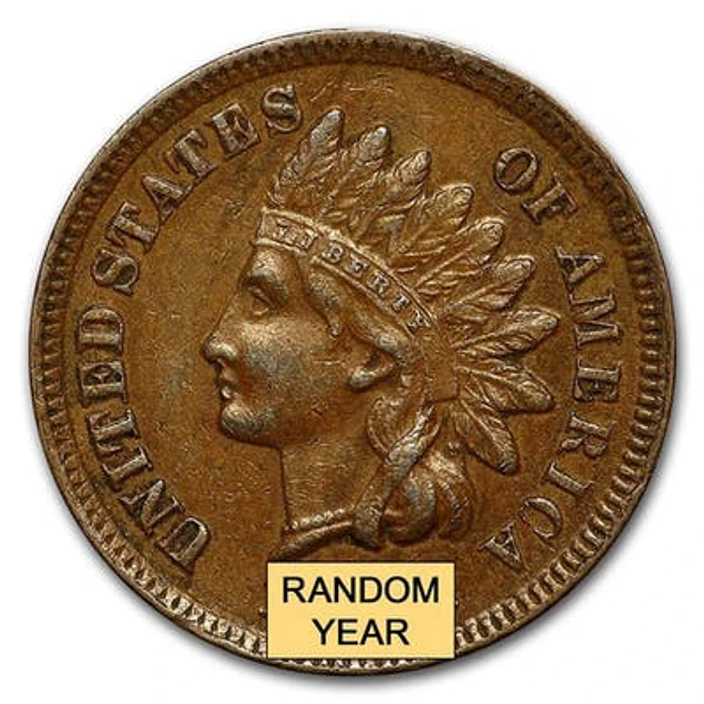 Indian Cent- Centavo Indio Random Year