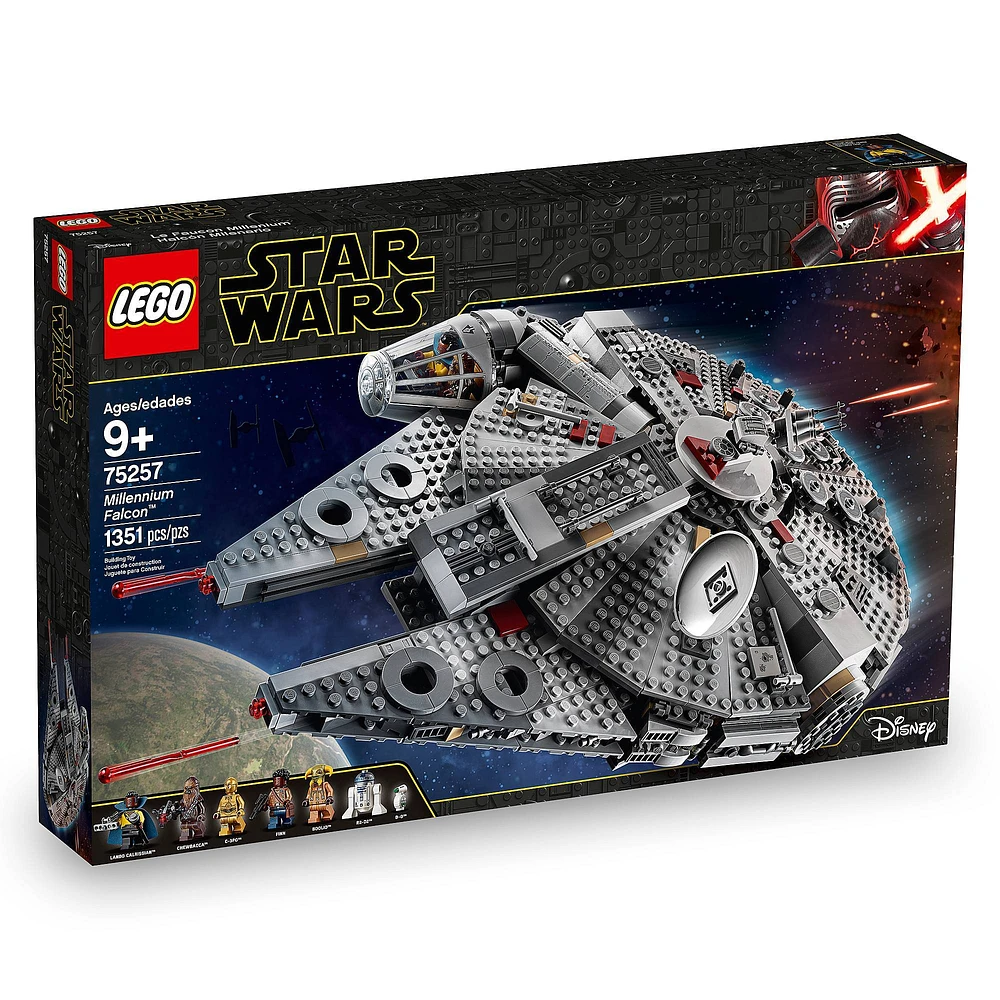 Disney Lego 75257 Star Wars Millennium Falcon Playset The Rise of Skywalker