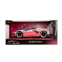 Pink Slips 2020 Chevrolet Corvette 1:24 Scale Die-Cast Metal Vehicle