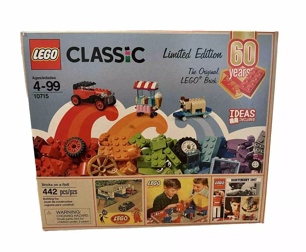 LEGO Classic Bricks on a Roll 60th Anniversary Limited Edition 10715 Sealed