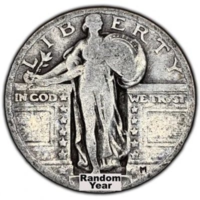 Standing Liberty Quarters Silver Random Year