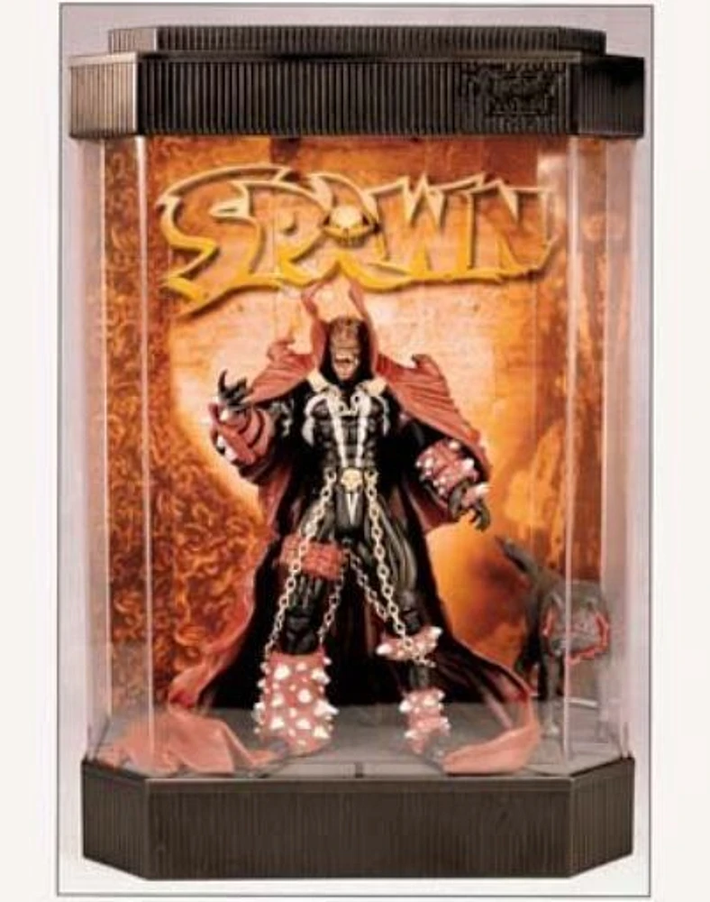 McFarlane Toys Burnt Spawn 6.5" Figure In Acrylic Display Case