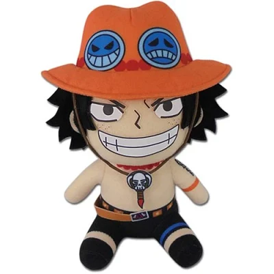 One Piece Ace Sitting 8-Inch Plush