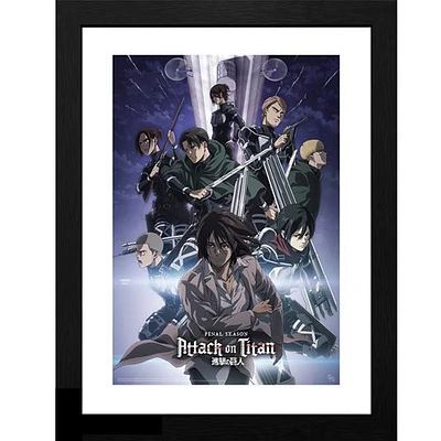 Attack on Titan Season 4 Key Art 2 Framed Poster