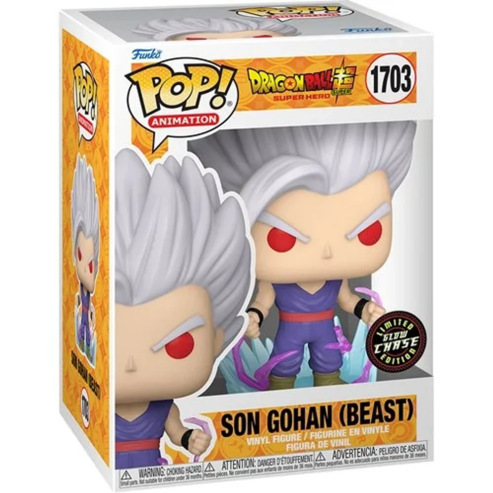 Dragon Ball Super: Super Hero Son Gohan (Beast) CHASE Funko Pop! Vinyl Figure #1703