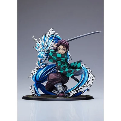 Demon Slayer: Kimetsu no Yaiba Tanjiro Kamado Total Concentration Paint Version 1:8 Scale Statue