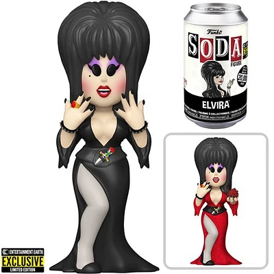 Elvira Vinyl Soda Figure - Entertainment Earth Exclusive