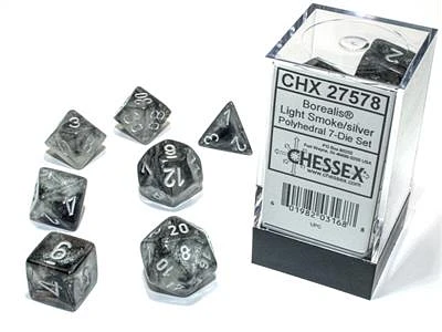 BOREALIS® POLYHEDRAL LIGHT SMOKE/SILVER LUMINARY™ 7-DIE SET