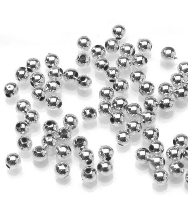 Joann Fabrics Hildie & jo 5 pk 2 Hole Cross Metal Spacer Beads - Silver