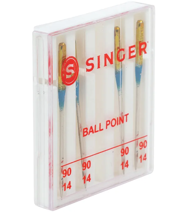 SINGER Universal Ball Point Machine Needles Size 90/14 4ct