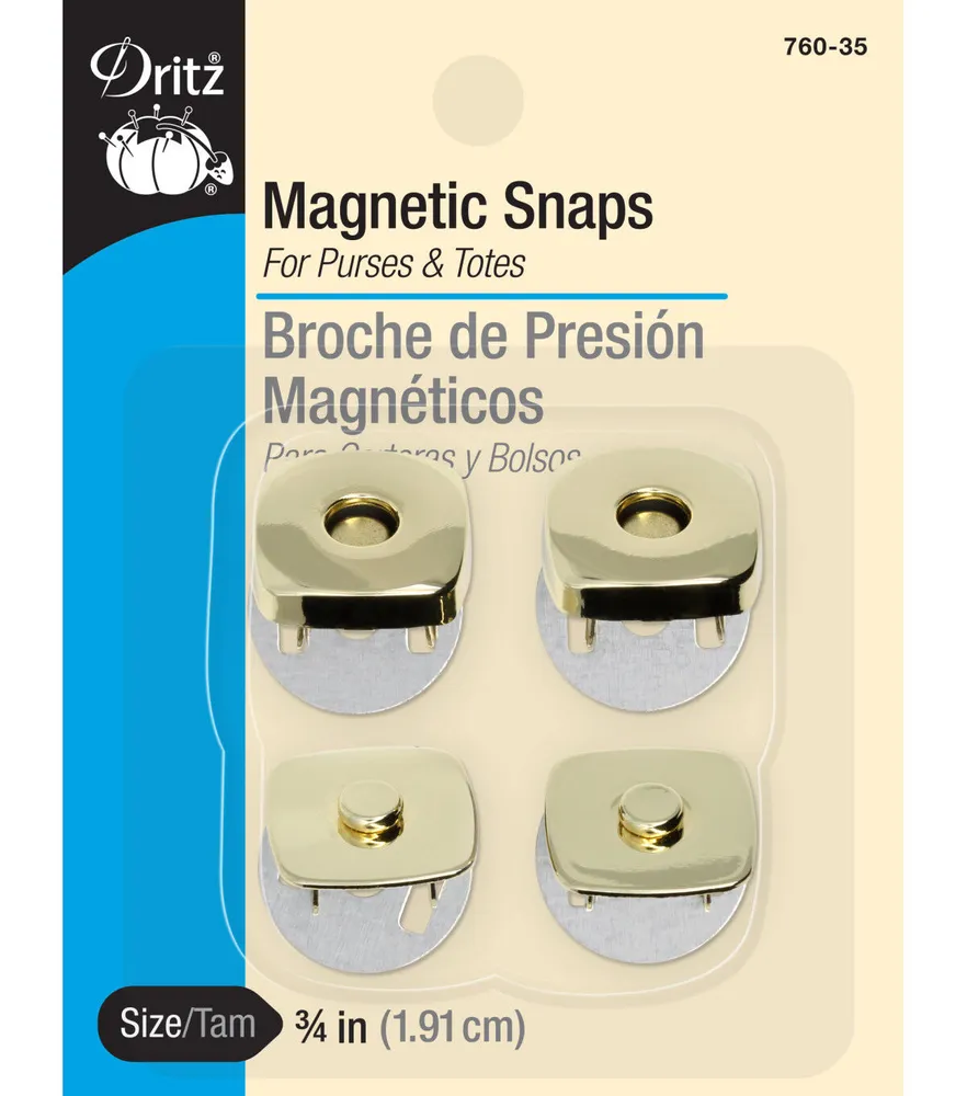 Dritz Snaps 3/8 7/Pkg-White