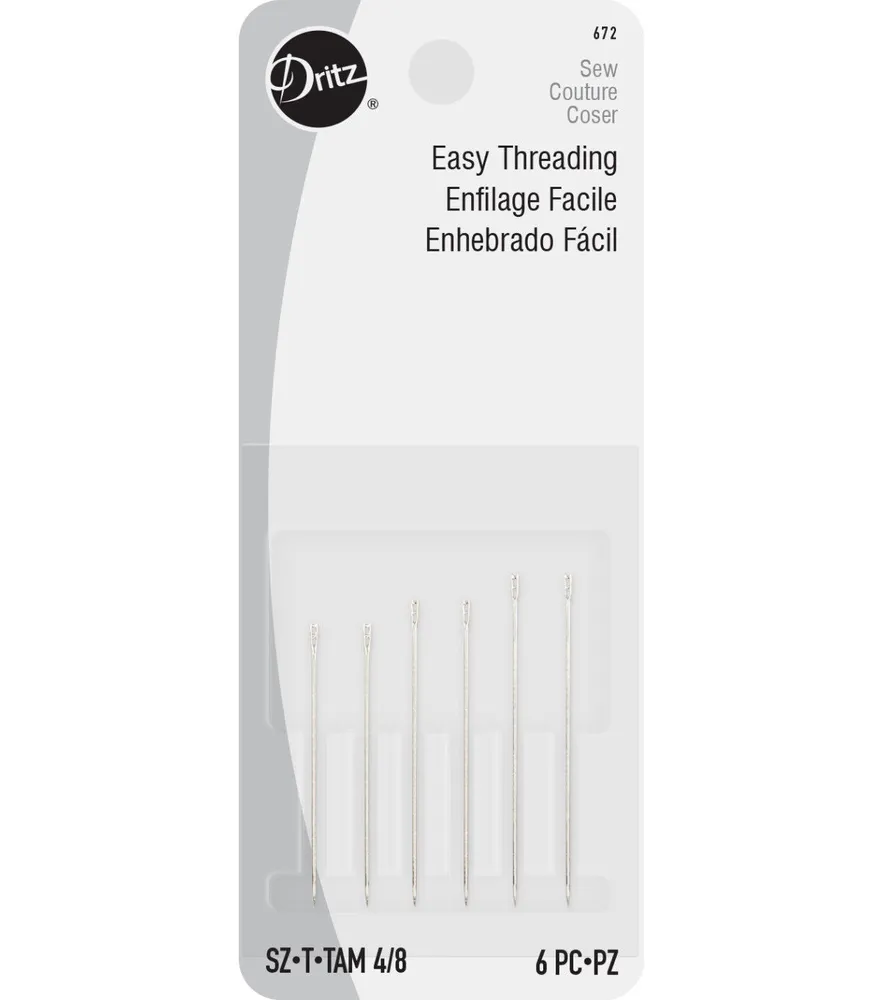Dritz Embroidery Hand Needles, Size 1/5, 12 PC