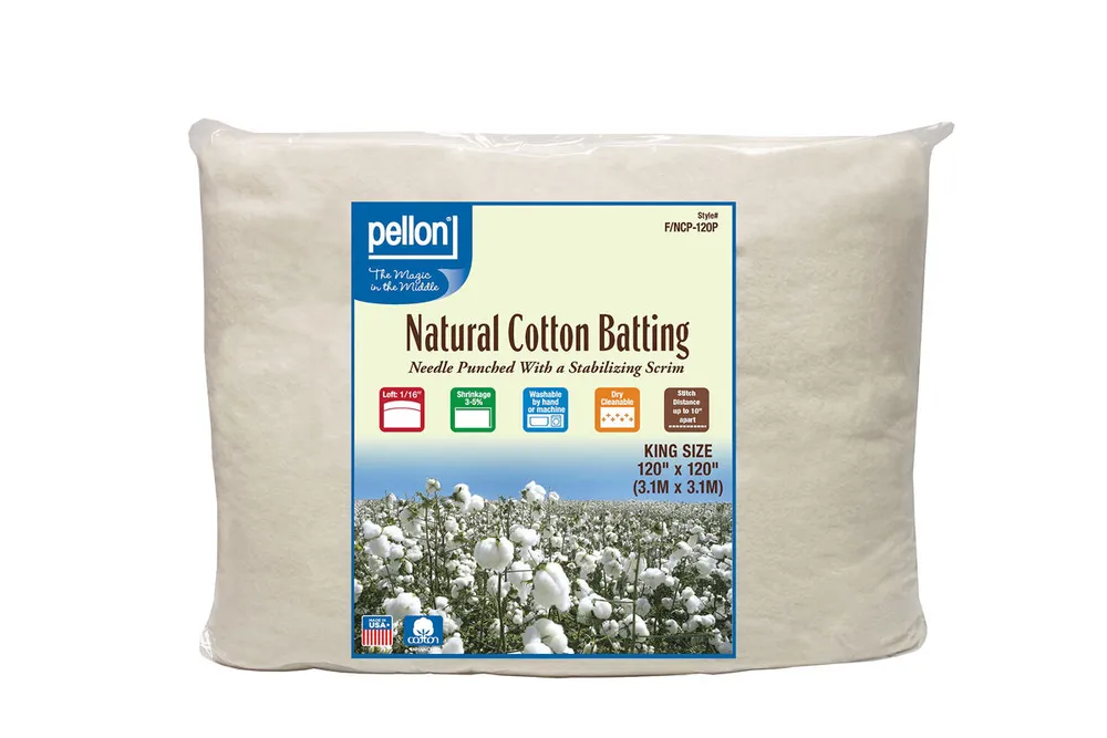 Joann Fabrics Pellon Nature's Touch Cotton Batting 120x120