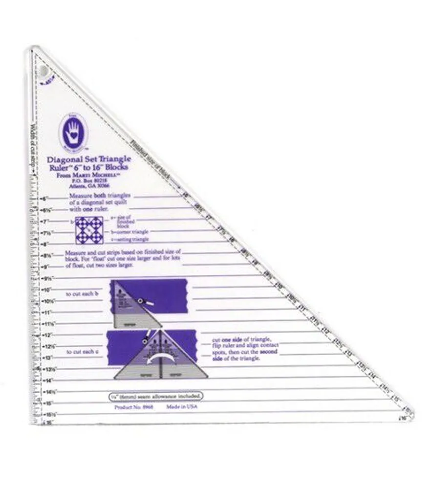 Kaleido-Ruler Small 2-Inches to 8-Inches Quilt Ruler From Marti Michel