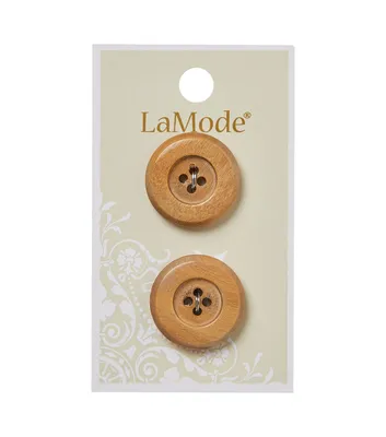 1 1/8 Tonal Brown Buttons, LaMode