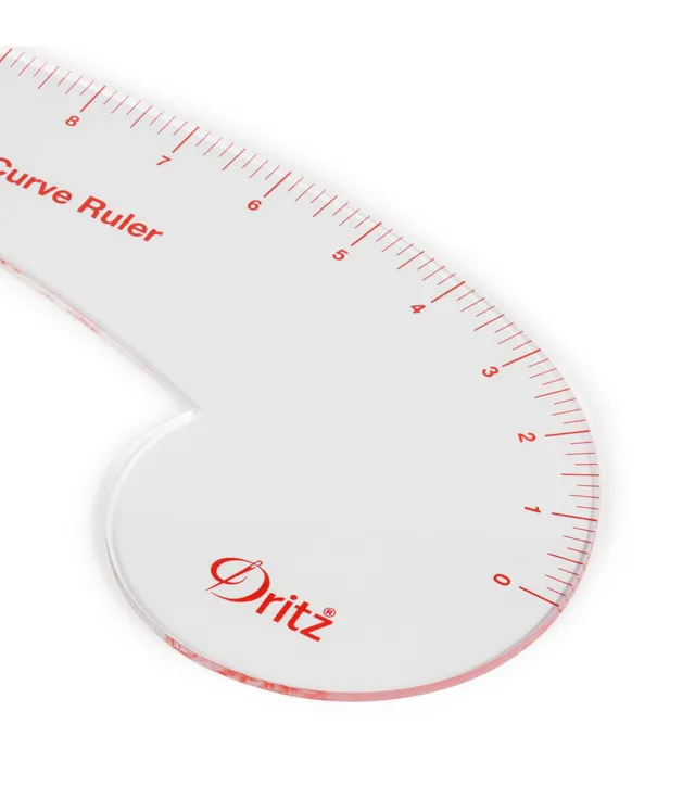 Dritz Super Seamer Ruler Clear Ruler With 1/8 Inch Markings for