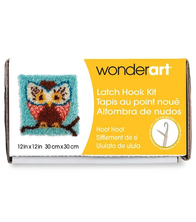 Wonderart Latch Hook Kit 12X12 Unicorn